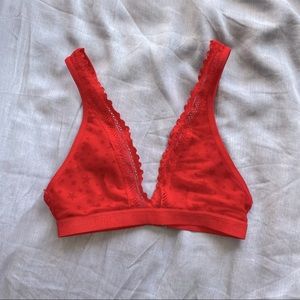 aerie star bralette EUC